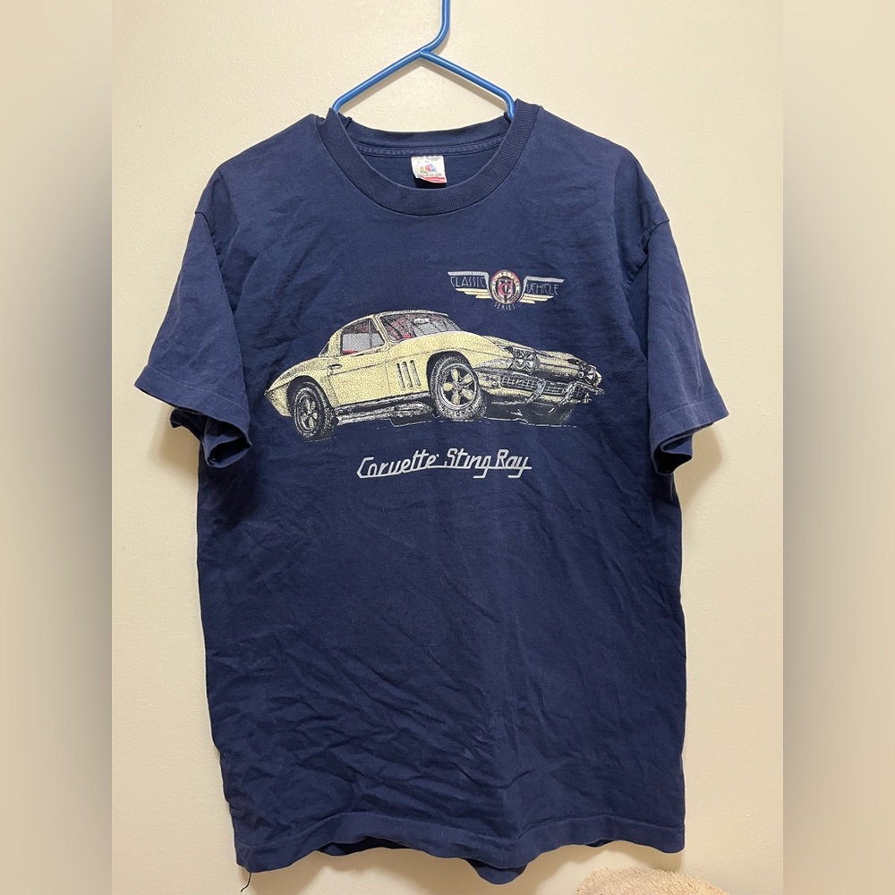 Vintage Corvette Sting Ray T shirt Large